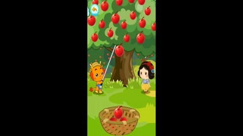 农场摘苹果游戏,亲子摘苹果体验记”